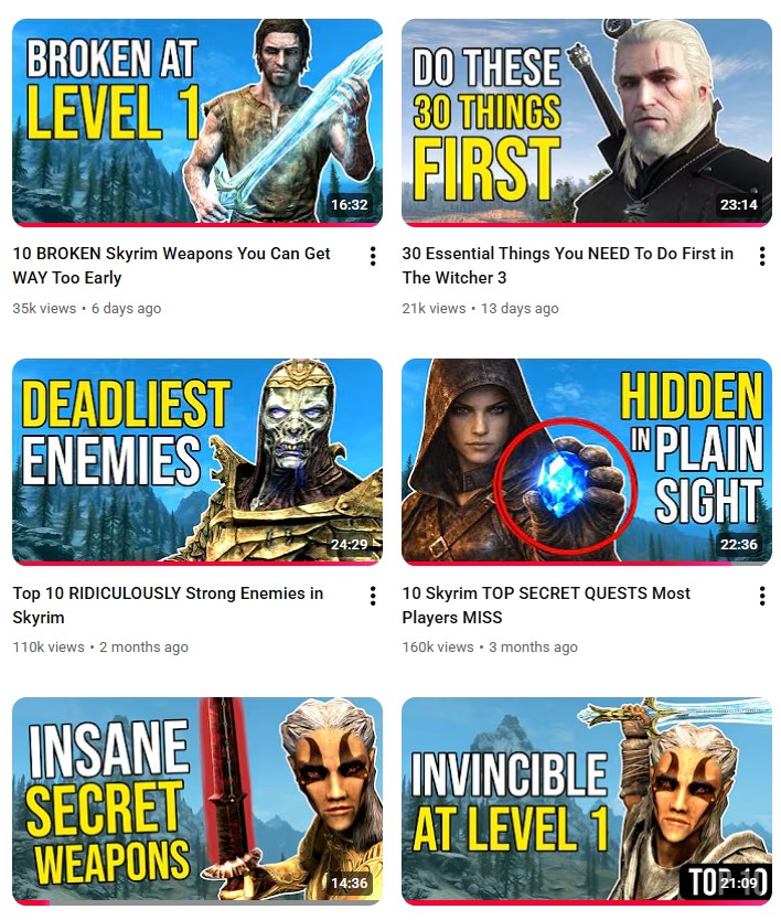 Vress Games YouTube Video Thumbnails 1